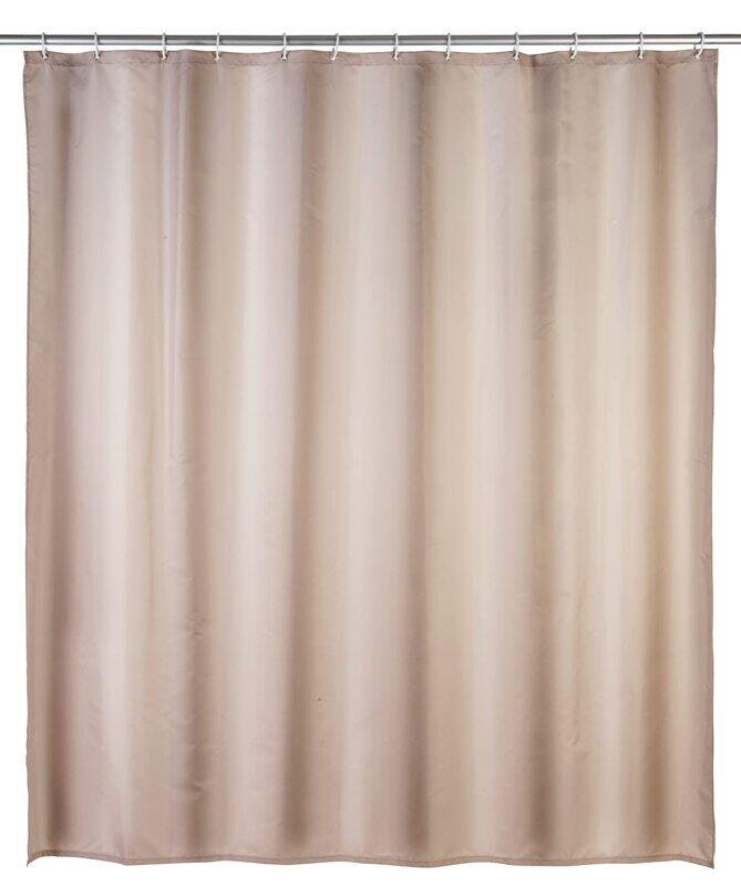 

Wenko Quick-Drying Water-Repellent Polyester Shower Curtain, 180 x 200cm, Beige