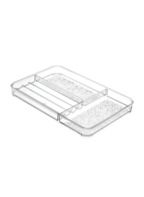 

Interdesign Rain Fishing Medium Tray, 7 x 10.7 x 1.2 inch, Clear