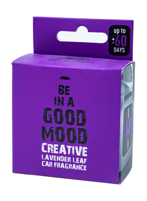 

Be In A Good Mood Lavender Leaf Car Fragrance, Purple