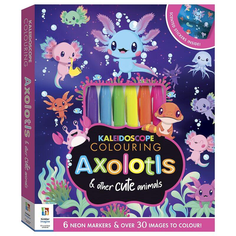 

Hinkler Kaleidoscope Axolotls Coloring Kit, Multicolour, Age 3+ Years