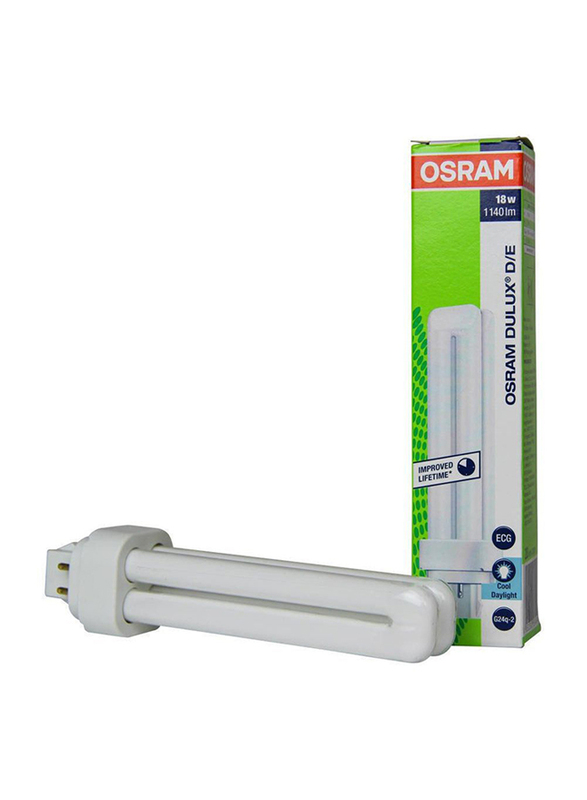 Osram Dulux D/E CFL 18W 4 Pin, Daylight White
