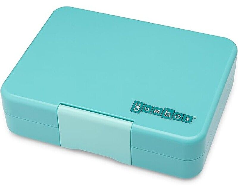 Yumbox Snack 3-Compartment Snack Box Aqua