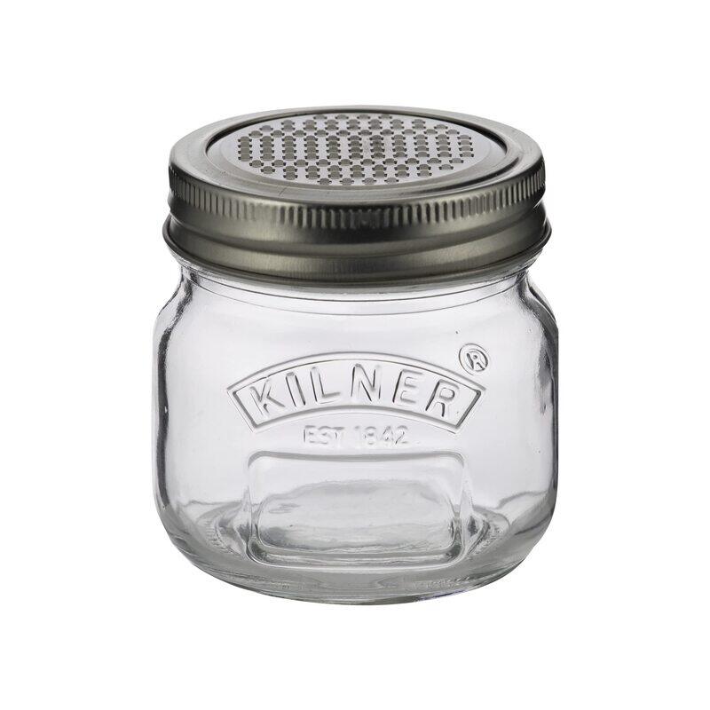 

Kilner Storage Jar & Fine Grater Lid, 250ml, Clear
