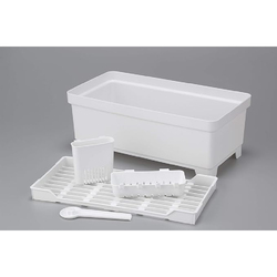 Inomata Hokan-sho Plastic Dish Drying Rack, White