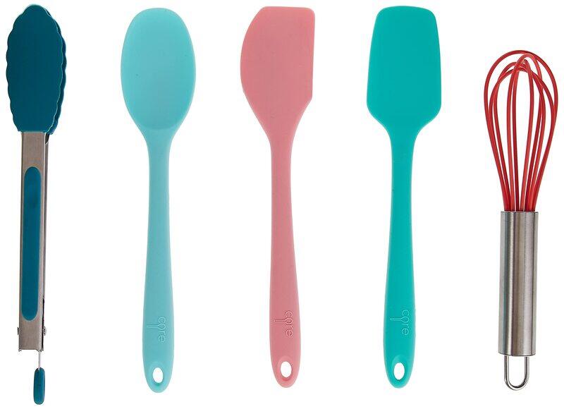 

Core 5-Piece Mini Silicone Utensils Set, Multicolour
