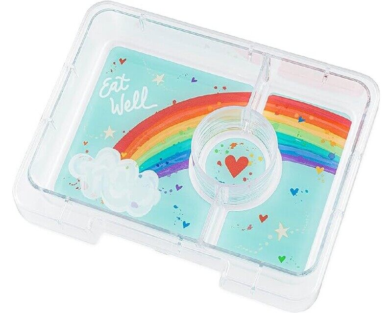 Yumbox Snack 3-Compartment Snack Box Aqua