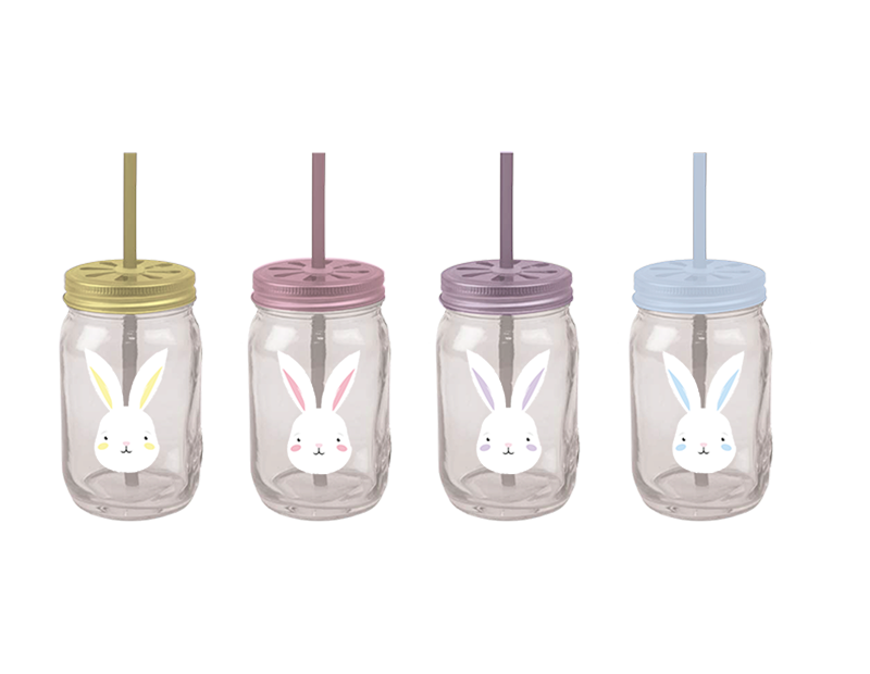 Gems Easter Cup & Straw 500Ml Assorted 1 Piece