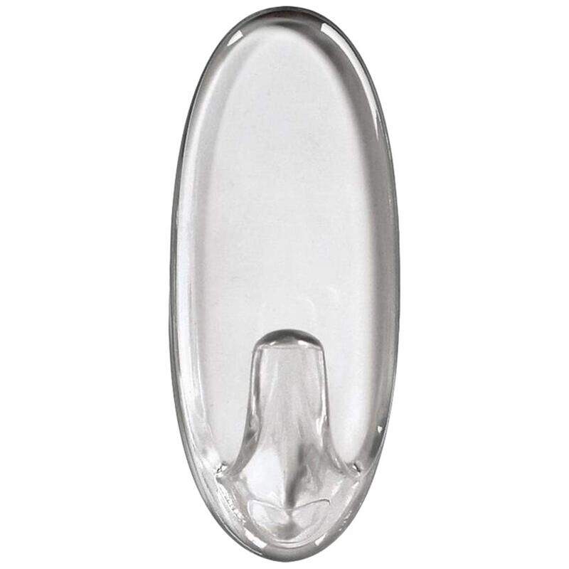 

Command Plastic Small Hooks Clear Strips, 2 Piece, 17092, Clear