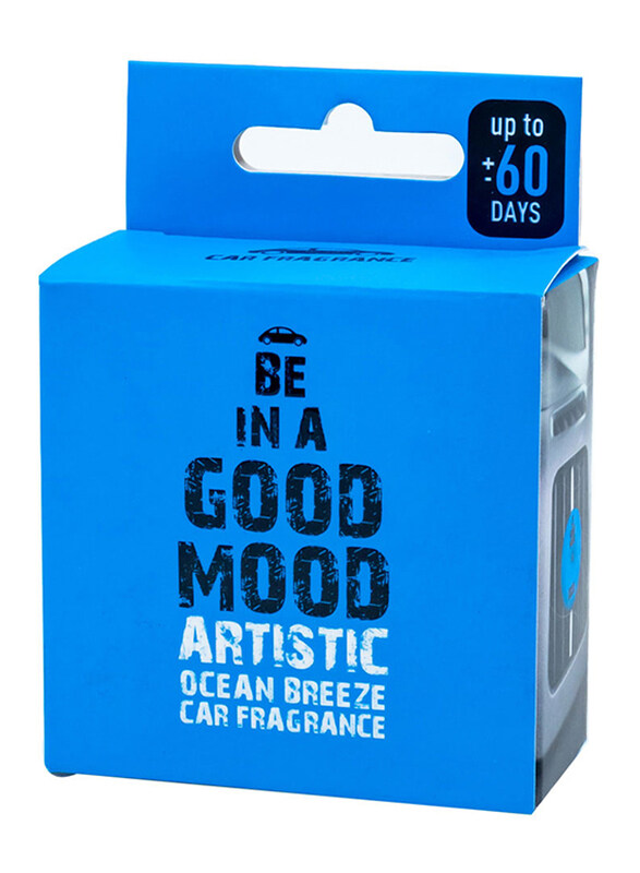 

Be In A Good Mood Ocean Breeze Car Fragrance, Blue