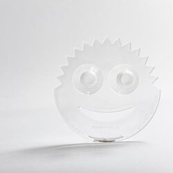 Daddy Caddy Smart Storage for Smile Face Sponges, Clear