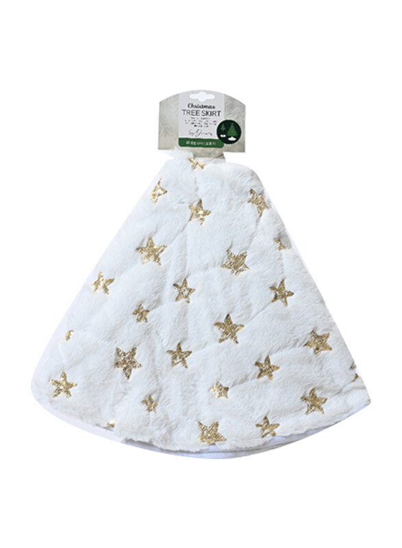 

Kaemingk Skirt Polyester Stitching Star Tree, 85cm, White