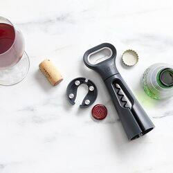 Joseph Joseph 20173 BarStar 3-in-1 Multi-functioning Corkscrew, Gray