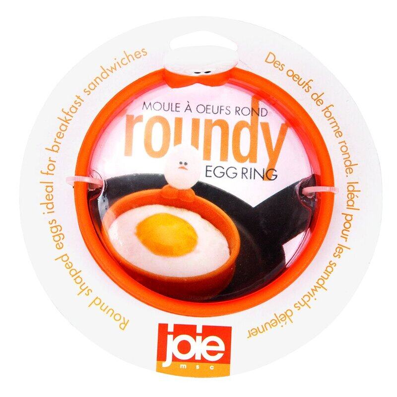

Joie 50600 Kitchen Gadgets Silicone Roundy Egg Shaping Ring, Orange
