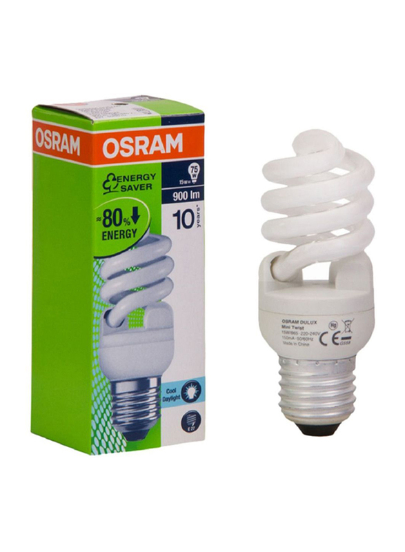 Osram ESL Spiral 15W E27, Daylight White