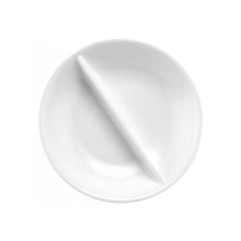 

Ladelle 12cm Round Classica Split Bowl, White