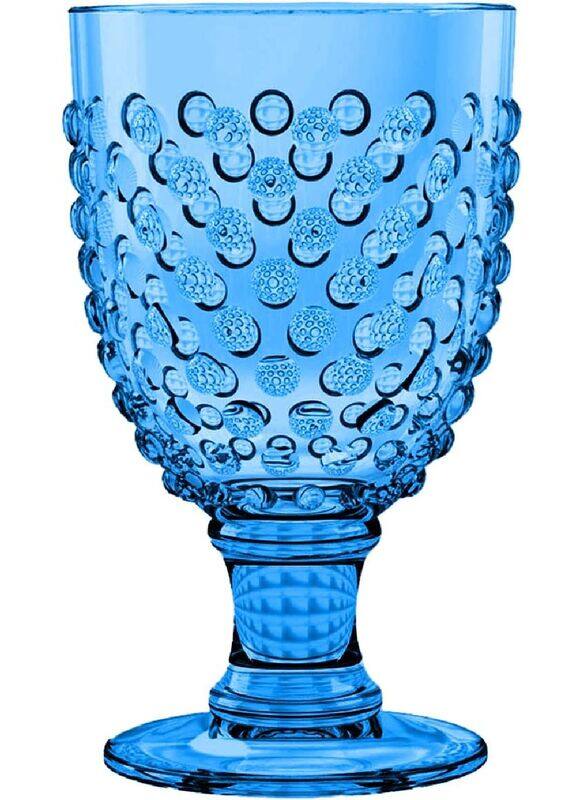 

TarHong 17oz Hobnail Goblet drinkware Glass, Cobalt Blue