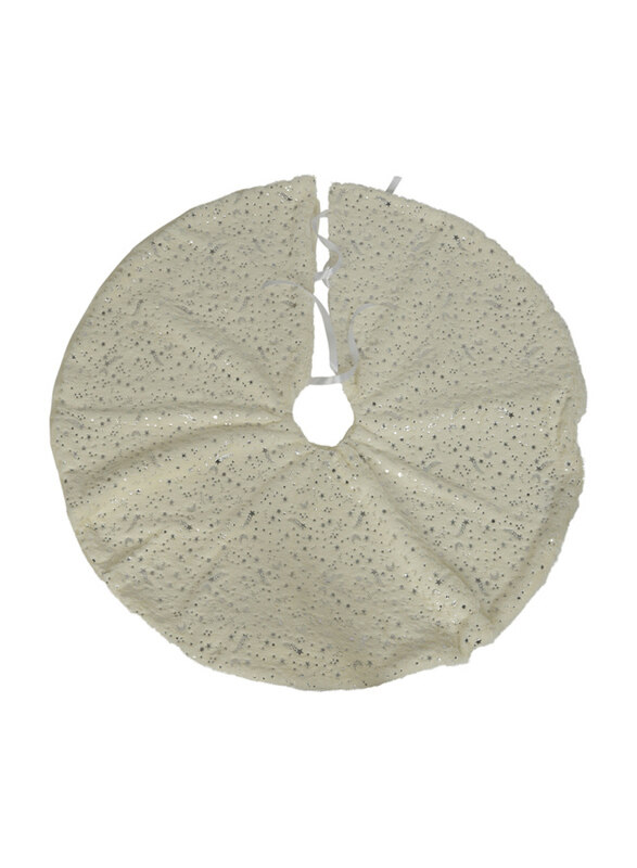

Kaemingk Polyester Round Tree Skirt, 100cm, White