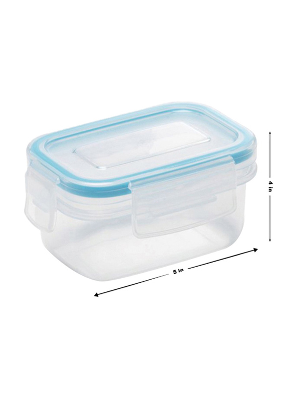 Addis Plastic Seal Clip & Close Rectangular Container, 180ml, Clear