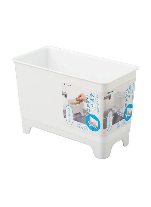 

Inomata Hokan-sho Plastic Drainer Dust Box, White