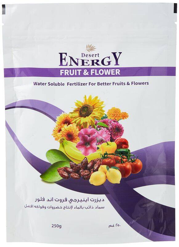 

Desert Energy Fruit Fertilizers, FE080, 250gm, White
