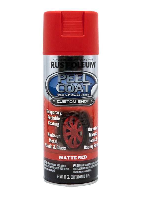 

Rust-Oleum Peel Coat Spray, Matte Red, 11oz