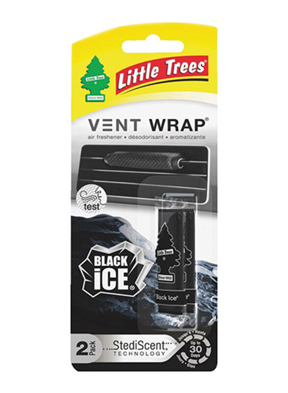 

Little Trees Vent Wrap Black Ice Air Freshener, 2 Pack