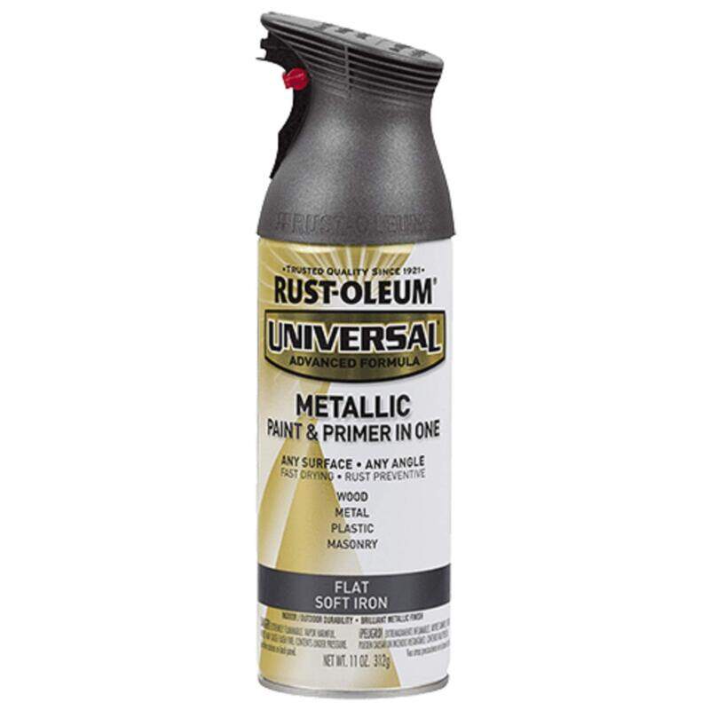 

Rust-oleum Universal SSPR Metallic Flat Soft Iron, 6 x 312gm, Grey