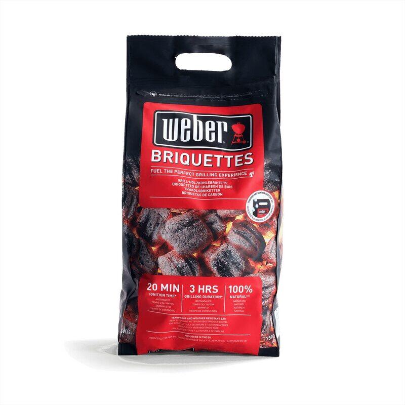 

Weber Hardwood Charcoal Briquettes, 4Kg, Black