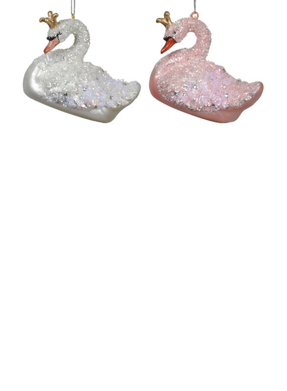 

Kaemingk Glass Feather Swan, 1 Piece, Assorted