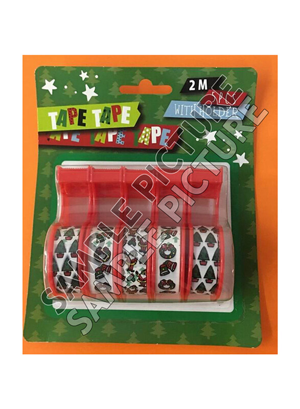 

Homesmiths Christmas Tape Dispenser, Assorted Design, Assorted Color