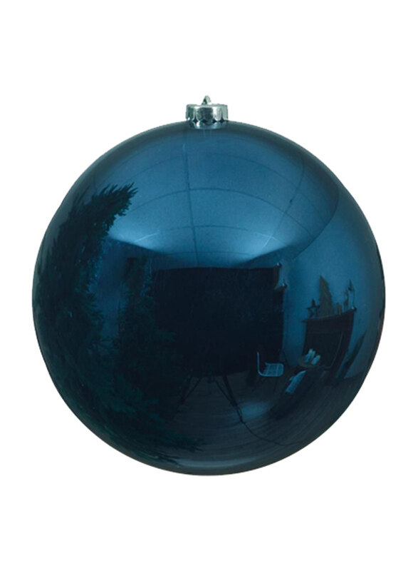 

Kaemingk Shatterproof Shiny Bauble, 20cm, Night Blue