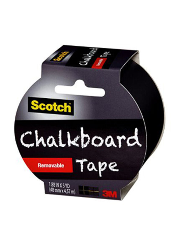 

3M Chalkboard Tape, 1.88 inch x 5 Yard, Black