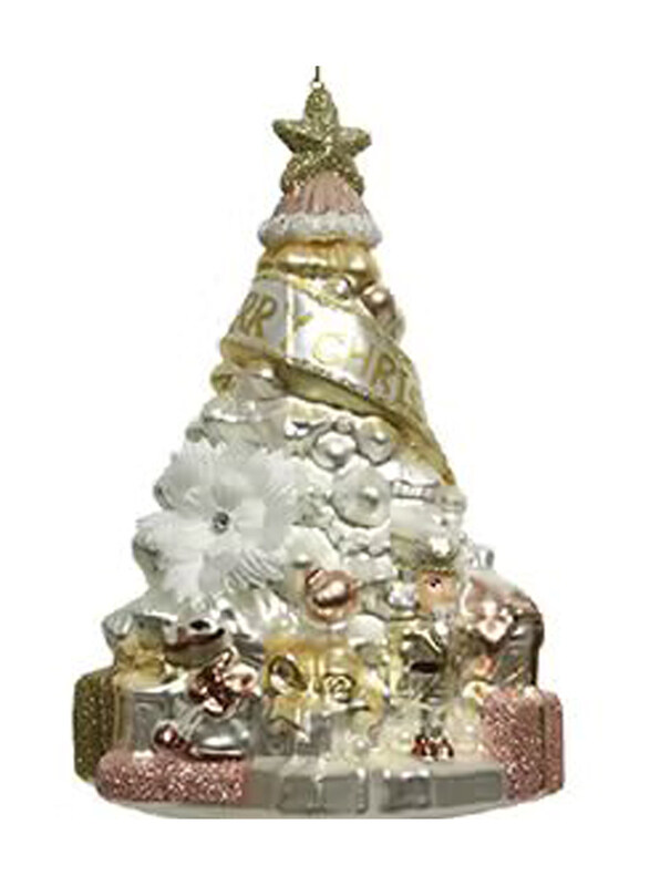 

Kaemingk Decoris 8cm Tree Glass Glitter, Beads & Diamonds, Multicolour