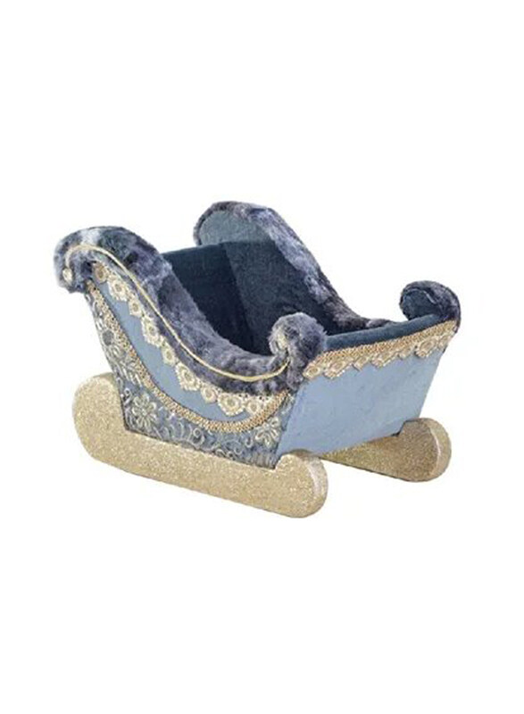 

Swift Fabric Sleigh Ornament, 60cm, Blue