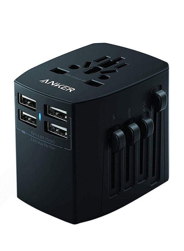 

Anker Universal Travel Adaptor Charger, A2730H11, Black