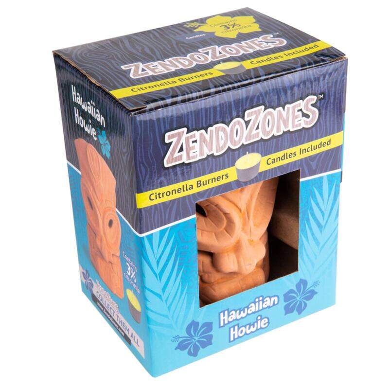 

ZendoZones Hawaiian Howie Citronella Candles Refill, Brown