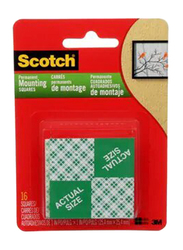 3M Scotch Double Sided Mounting Squares Tape, Multicolour
