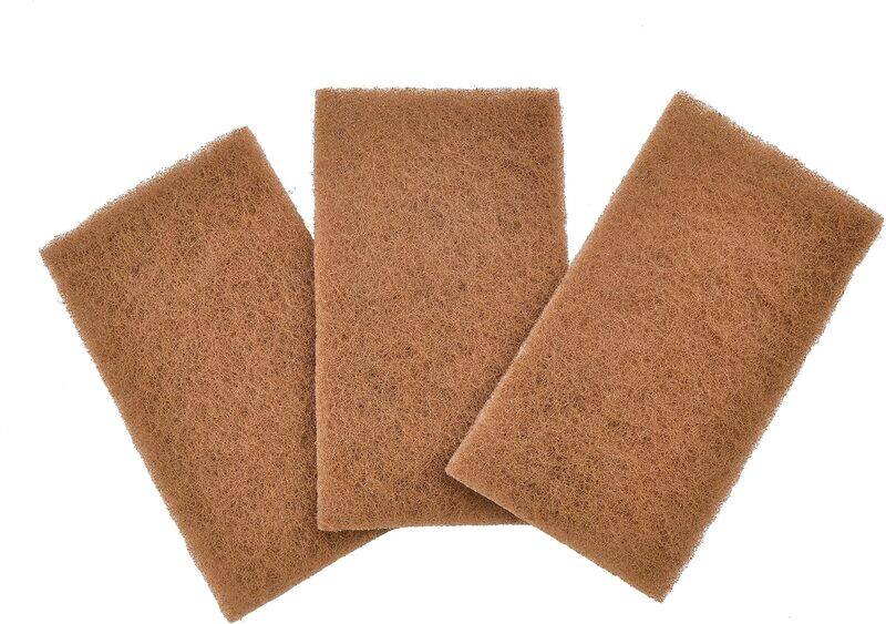 

Full Circle Walnut Shell Non-Scratch Brown Scouring Pads Set, 3 Pieces