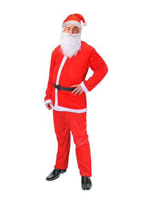 

Homesmiths Santa Claus Luxury Suit, Red