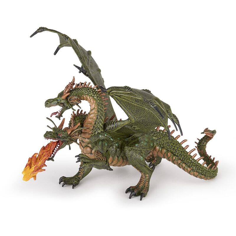 

Papo Two Headed Dragon Figure, 1 Piece, Ages 3+