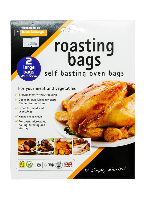 

Toastabags Plastic Roasting Oven Bags, Large, 2 Pieces