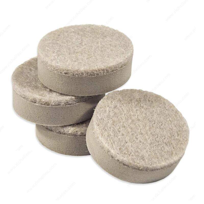 

Tru-Guard Felt Pads. 8 Pieces, Tan