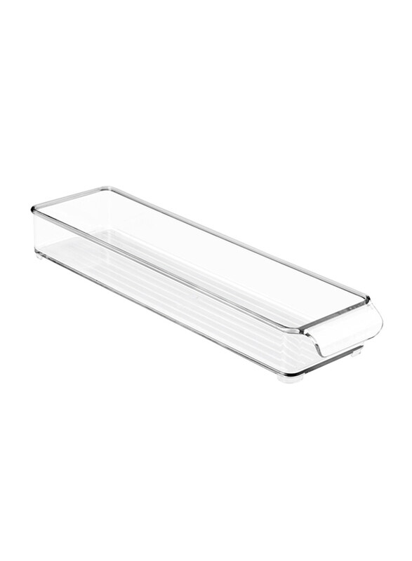 

IDesign Fridge Bins Tray, 2 Inch, Clear