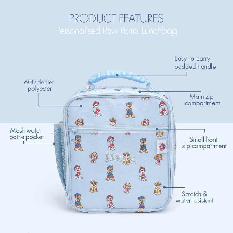 Little AI Paw Patrol insulated lunch bag