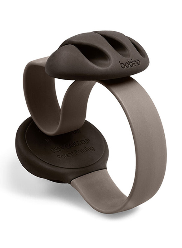 

Bobino Desk Cable Clip, Charcoal Black