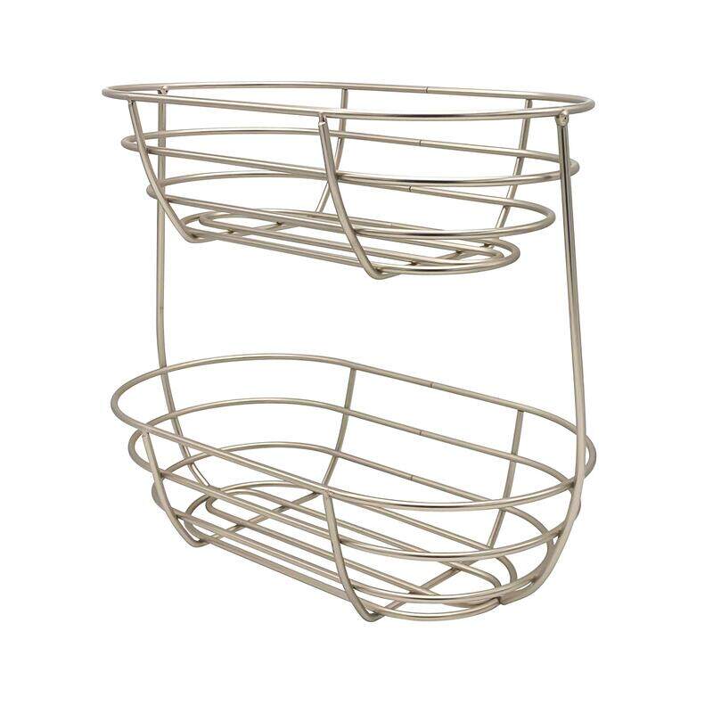 

Spectrum Small 2 Tier Server, Satin Nickel