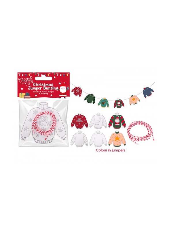 

Rsw Christmas Myo Jumper Bunting, White