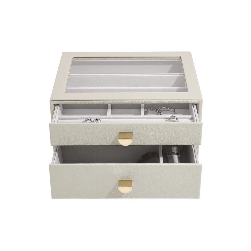 

Stackers Classic Drawer Set, 2 Piece, Oatmeal Grey