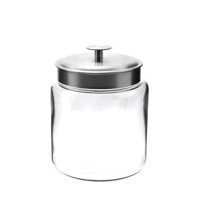 

Anchor Hocking Mini Montana Jar with Stainless Steel Lid, 3 Liter, Multicolour