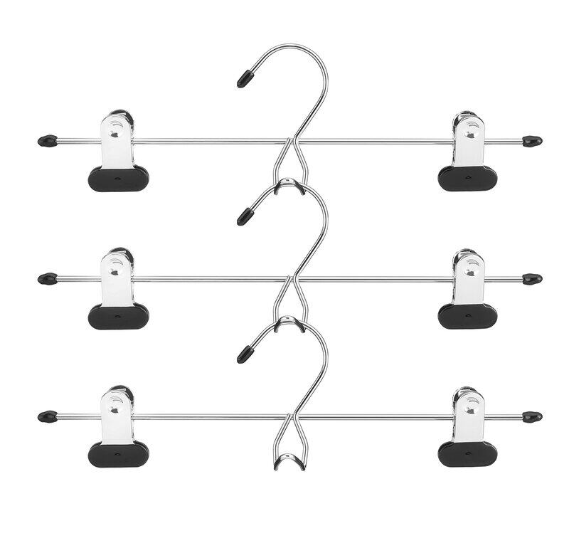 

Whitmor 3-Piece Deluxe Add On Skirt & Slack Hangers, Multicolour